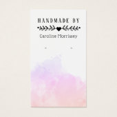 Carte d'affichage de l'oreille de l'aquarelle (Devant)