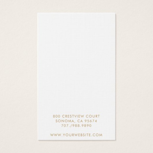 Carte d'affichage de l'oreille de l'arc géométriqu (Dos)