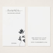 Carte d'affichage de l'oreille de l'illustration F (Devant & derrière)