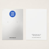 Carte d'affichage de l'oreille de logo Ajouter un (Devant & derrière)