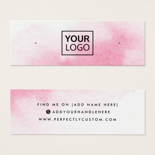 Carte d'affichage de l'oreille de l'oreille couleu (Devant & derrière)