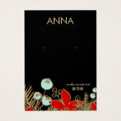 Carte d'affichage de l'oreille de Noël (Devant)