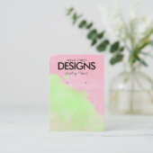 Carte d'affichage de l'oreille de peinture aquarel (Debout devant)