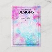 Carte d'affichage de l'oreille de peinture aquarel (Devant)