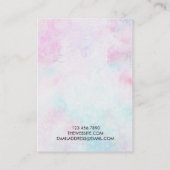 Carte d'affichage de l'oreille de peinture aquarel (Dos)