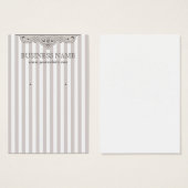 Carte d'affichage de l'oreille des lignes de bande (Devant & derrière)