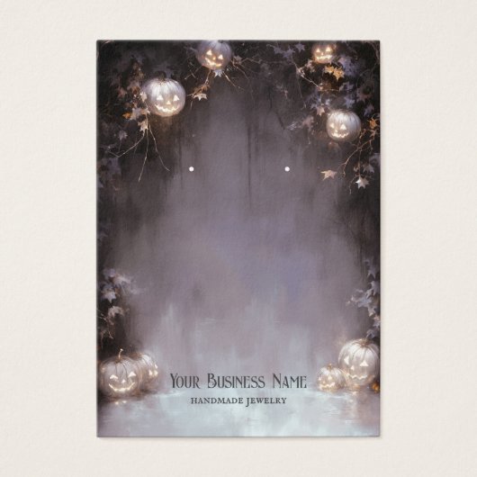 Carte d'affichage de l'oreille d'Halloween (Devant)