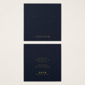 Carte d'affichage de l'oreille du collier de texte (Devant & derrière)