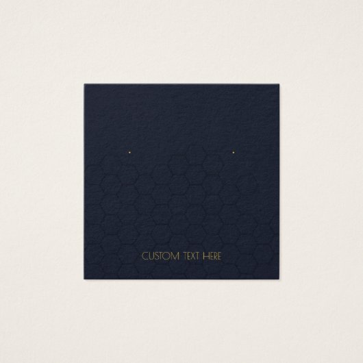 Carte d'affichage de l'oreille du collier de texte (Devant)