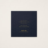 Carte d'affichage de l'oreille du collier de texte (Dos)