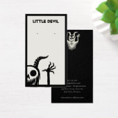 Carte d'affichage de l'oreille du crâne du démon d (Bureau)