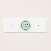 Carte d'affichage de l'oreille du logo du cercle v (Devant)