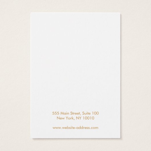 Carte d'affichage de l'oreille du papillon (Dos)