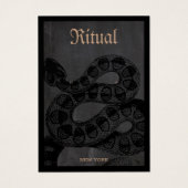 Carte d'affichage de l'oreille du serpent d'Hallow (Devant)