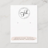 Carte d'affichage de l'oreille en aquarelle (Devant)