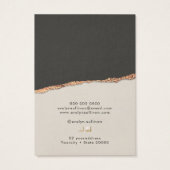 Carte d'affichage de l'oreille en papier brillant (Dos)