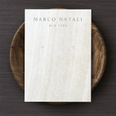 Carte d'affichage de l'oreille en pierre de marbre