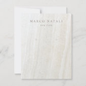 Carte d'affichage de l'oreille en pierre de marbre (Devant)