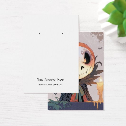 Carte d'affichage de l'oreille Jack-O-Lantern crân (Bureau)