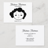 Carte d'affichage de l'oreille pour bijoux de visa (Devant / Derrière)