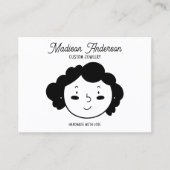 Carte d'affichage de l'oreille pour bijoux de visa (Devant)