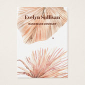 carte d'affichage de l'oreille tropicale boho (Devant)