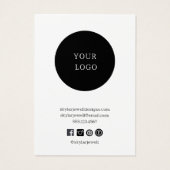 Carte d'affichage de Lotus rose violet (Dos)