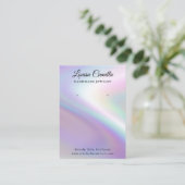 Carte d'affichage de luxe Faux Pearlescent (Debout devant)