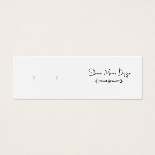 Carte d'affichage de mini-pochette/oreille à oreil (Devant)