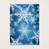 Carte d'affichage de Noël Snowflakes (Dos)