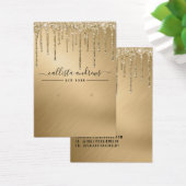 Carte d'affichage de Parties scintillant Gold (Bureau)