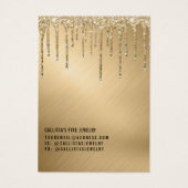 Carte d'affichage de Parties scintillant Gold (Dos)