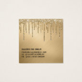 Carte d'affichage de Parties scintillant Gold (Dos)