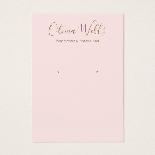 Carte d'affichage de saisie de script simple (Devant)