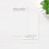 Carte d'affichage de signature de script simple (Bureau)