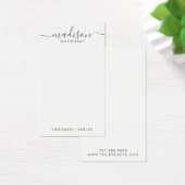 Carte d'affichage de signature de script simple (Bureau)