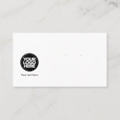 Carte d'affichage de votre logo d'entreprise horiz (Devant)