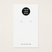 Carte d'affichage de votre logo d'entreprise QR Co (Devant)