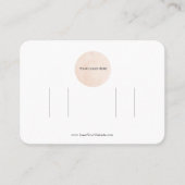 Carte d'affichage de votre logo double cache pour  (Devant)