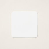 Carte d'affichage de votre logo Gold Border Roundé (Dos)