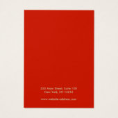 Carte d'affichage des baies rouges de Noël (Dos)