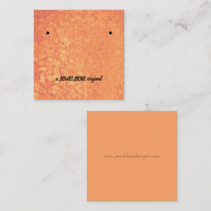 Carte d'affichage des boucles d'oreilles d'agrégat