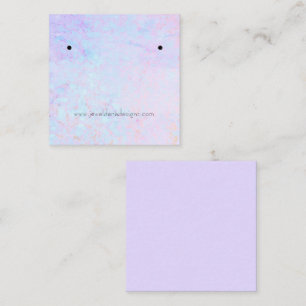 Carte d'affichage des boucles d'oreilles de textur