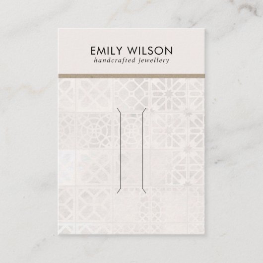 CARTE D'AFFICHAGE DES CHEVEUX DE LA TEXTURE DU TIL (Devant)