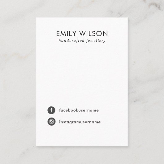 CARTE D'AFFICHAGE DES CHEVEUX EN PAPIER PETAL PETA (Dos)