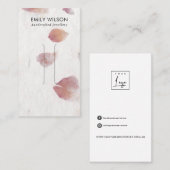 CARTE D'AFFICHAGE DES CHEVEUX EN PAPIER PETAL PETA (Devant / Derrière)