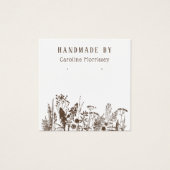 Carte d'affichage des Fleurs sauvages rustiques (Devant)