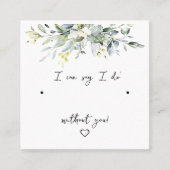 Carte d'affichage des oreilles de bijoux personnal (Devant)