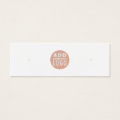 Carte d'affichage des oreilles de logo personnalis (Devant)