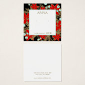 Carte d'affichage des vacances, des vêtements de N (Devant & derrière)